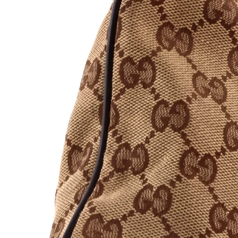 Gucci Web Strap Zip Messenger Bag Gg #239244G11B - Picture 6 of 7